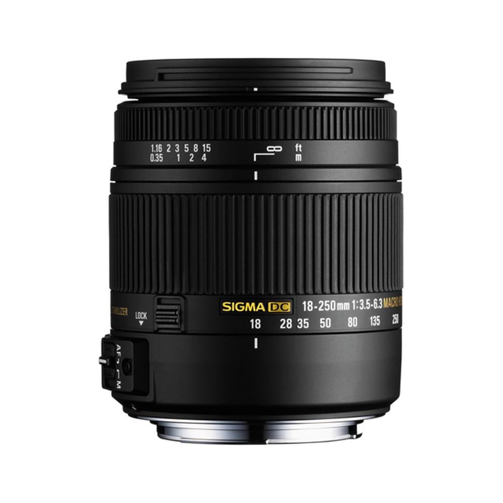 SIGMA 18-250MM DC MACRO OS LENS FOR CANON OR NIKON
