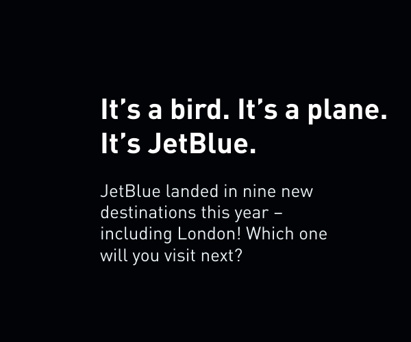 It's a bird. It's a plane. It's JetBlue. JetBlue landed in nine new destinations this year - including London! Which one will you visit next?