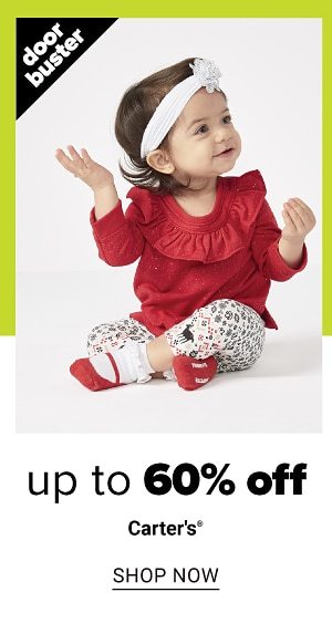 up to 60% off Carters - Shop Now