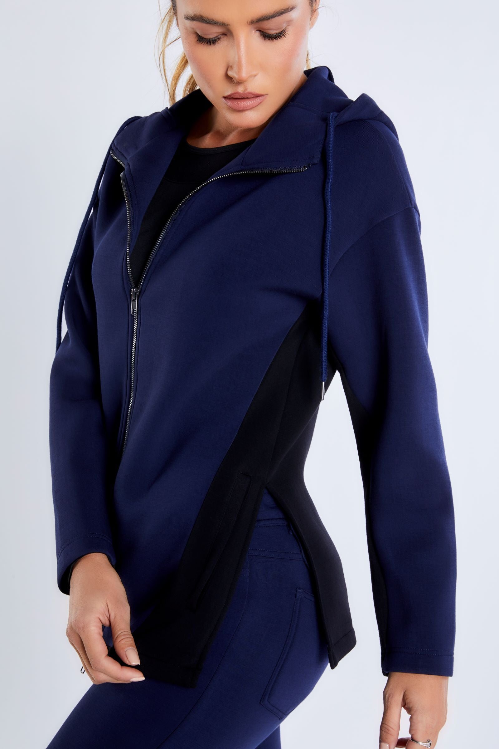 Image of Pavlova Relaxed Fit Scuba Hoodie Jacket