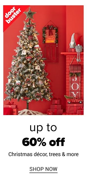 Up to 60% off Christmas Decor, Trees and more - Shop Now