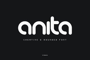 Anita Rounded - Geometric Font