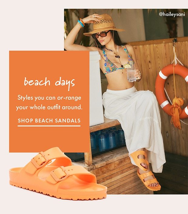 SHOP BEACH SANDALS