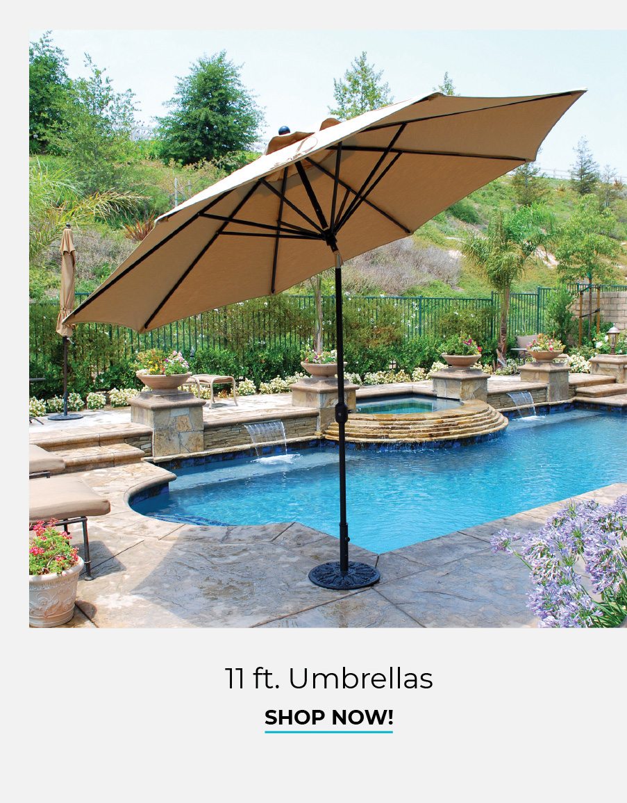 11ft Umbrellas | Shop Now!