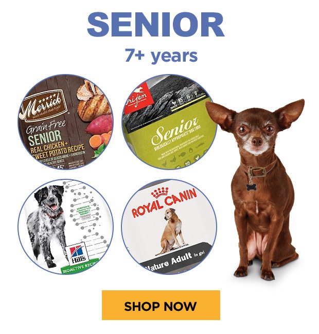 Senior: 7+ years. Shop now.