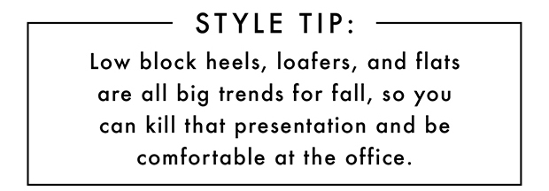 STYLE TIP