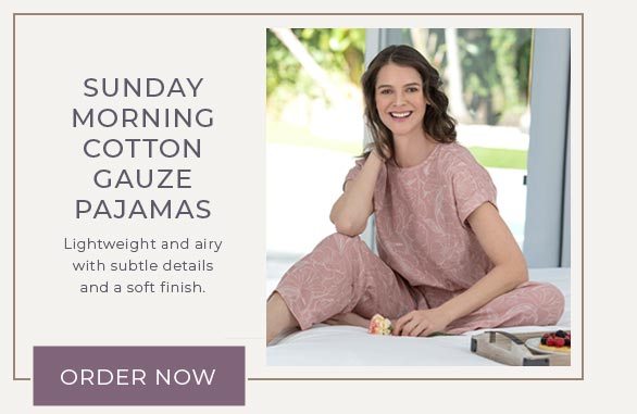 Sunday Morning Cotton Guaze Pajamas