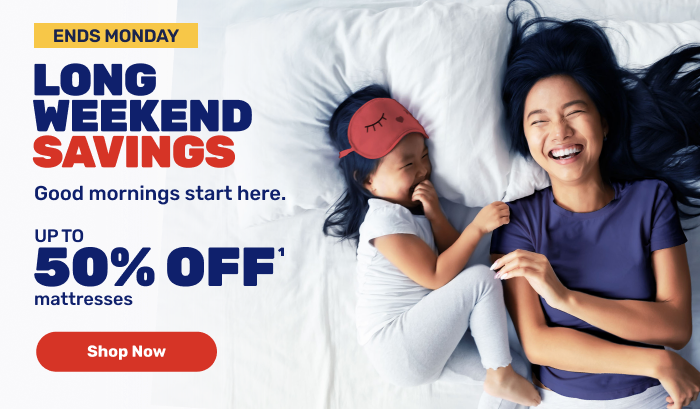 Long Weekend Savings - Up to 50% off