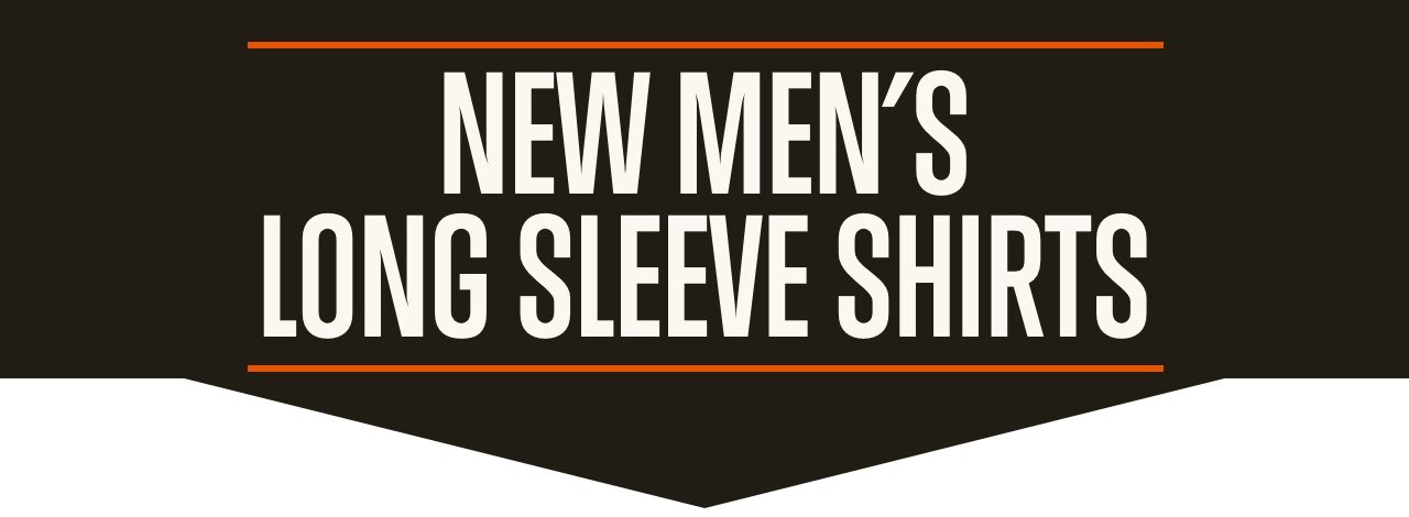 New Men's Long Sleeve Shirts
