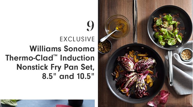 9 - EXCLUSIVE - Williams Sonoma Thermo-Clad™ Induction Nonstick Fry Pan Set, 8.5” and 10.5”