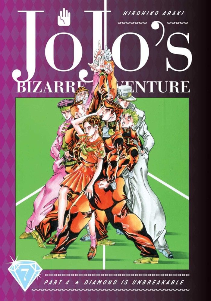 JoJo's Bizarre Adventure Part 4 Diamond is Unbreakable Manga Volume 7 (Hardcover)