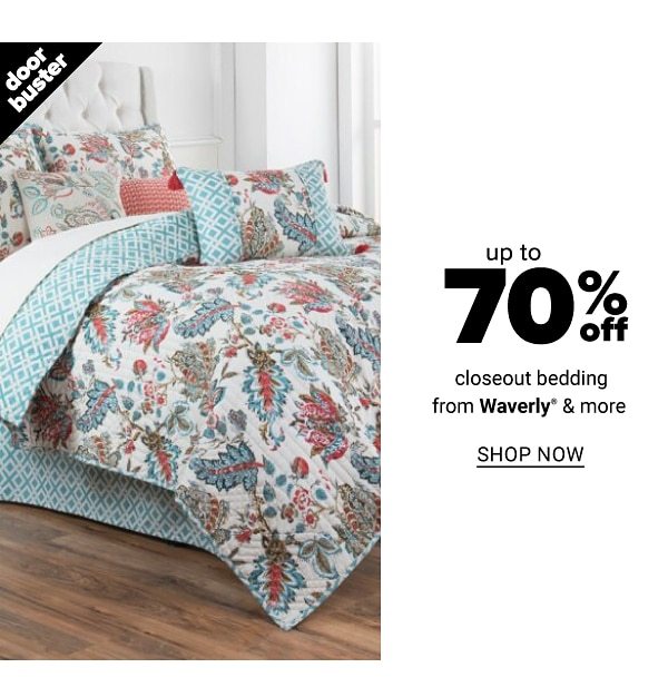 Up to 70% off Closeout Bedding from Waverly and more - Shop Now