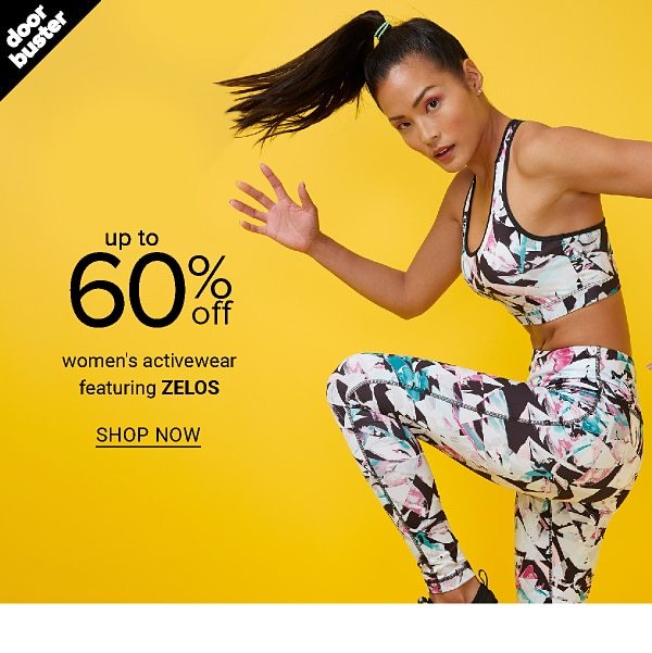 up to 60% off Women's Activewear featuring Zelos - Shop Now