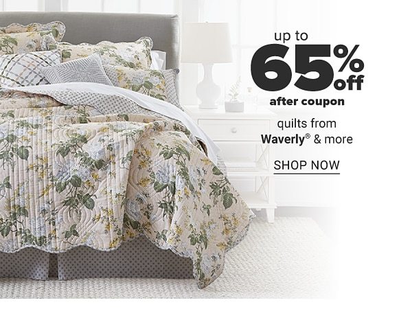 Up to 65% off after coupon quilts from Waverly & more. Shop Now.