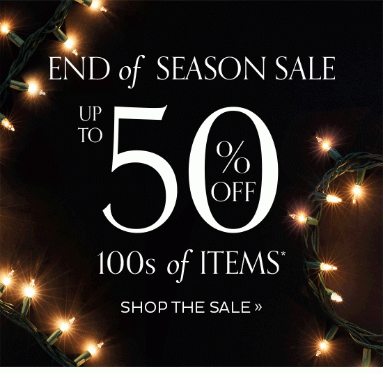 End Of Season Sale