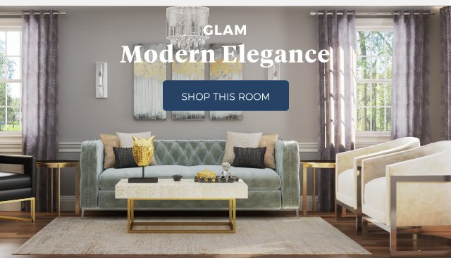 Glam | Modern Elegance | SHOP THIS room