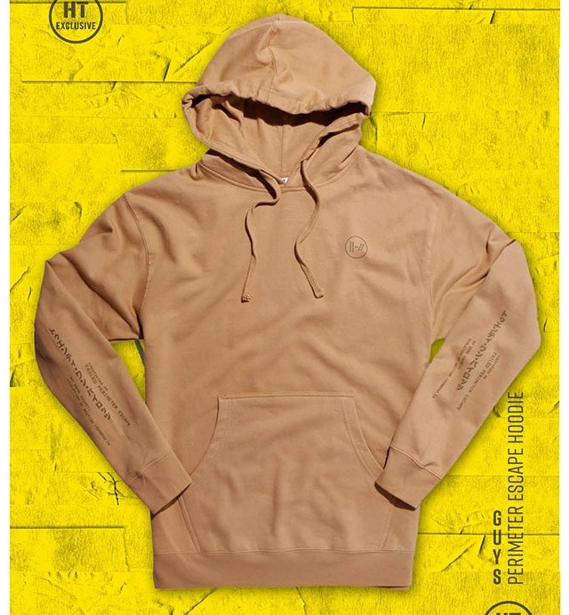 twenty one pilots yellow hoodie