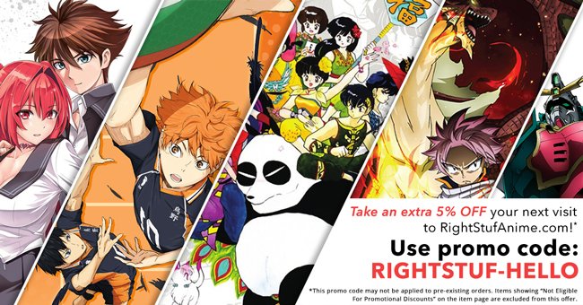 Welcome To Right Stuf Anime Let The Savings Begin Right Stuf Anime Email Archive