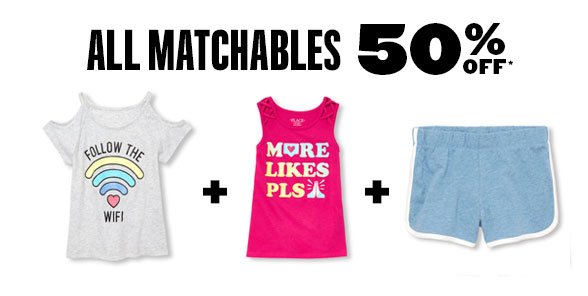 All Matchables 50% Off