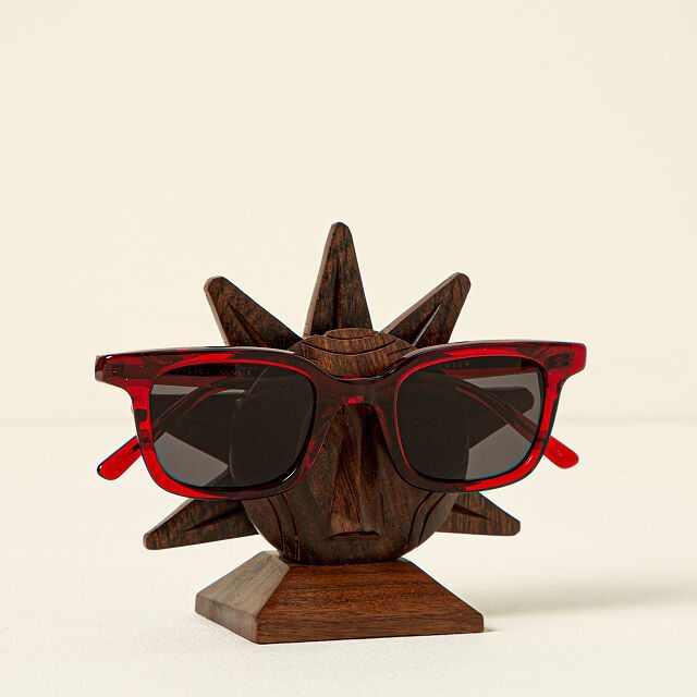 Wood Sun Glasses Holder