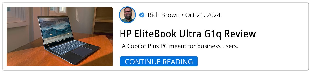 HP EliteBook Ultra G1q Review - Continue Reading