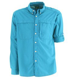M0862White Sierra Kalgoorlie Cool Touch Long Sleeve Shirt - Men's