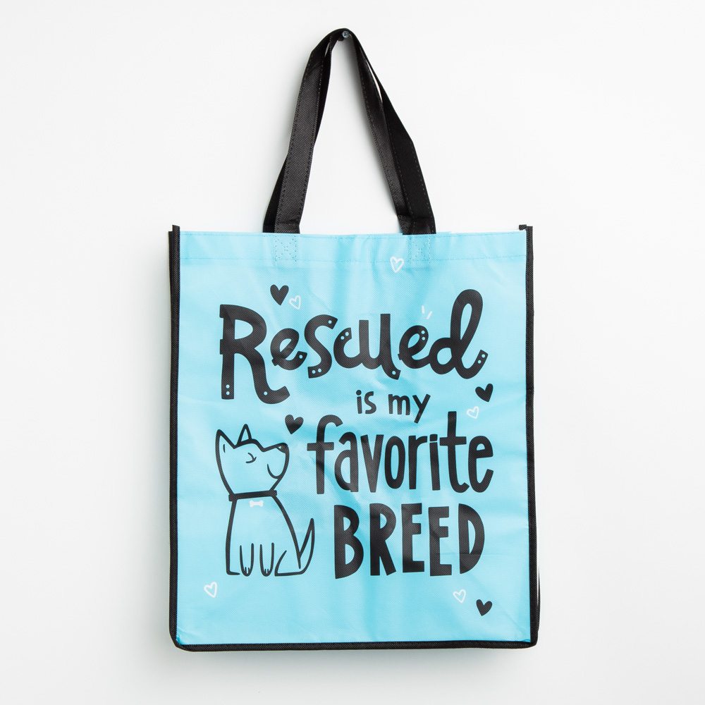 Image of Second Chance - Rescued Is My Favorite Breed 🍀 Grocery Bag