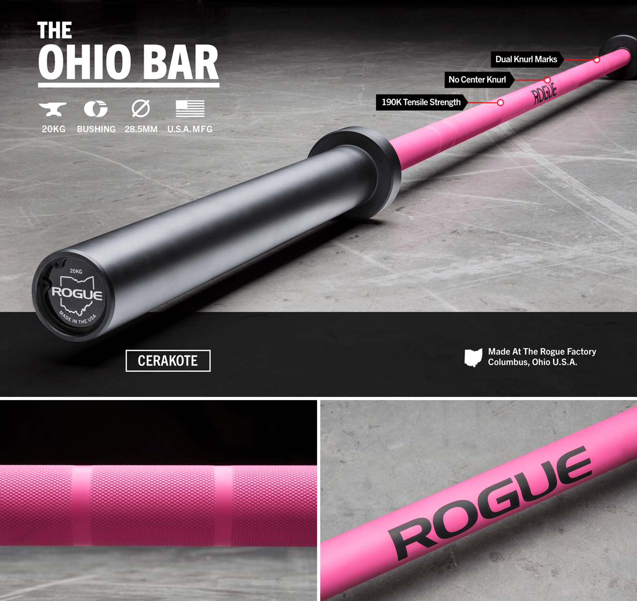 The Ohio Bar - Pink Cerakote