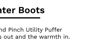 Warm Winter Boots | Pinch Utility Boots