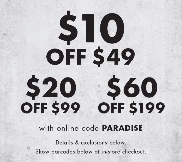 $10 off $49