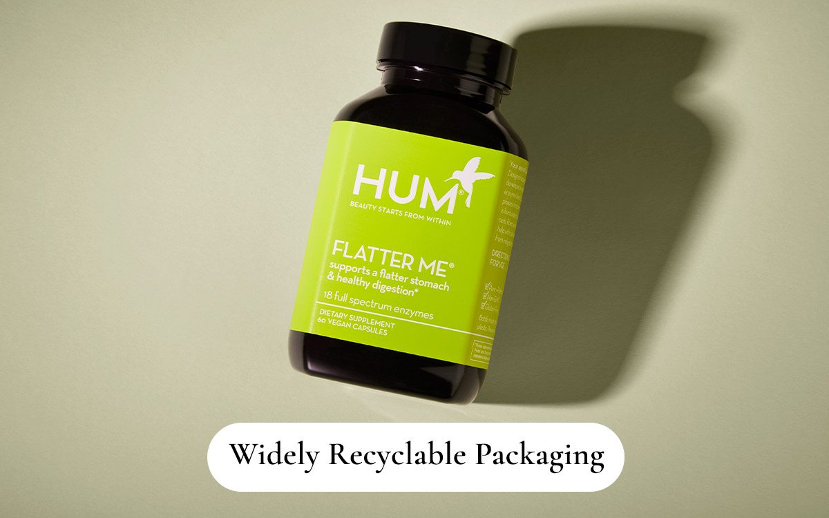 HUM NUTRITION full Size Flatter Me Healthy Digestion Supplement