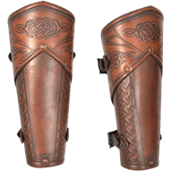 Celtic Mantikor Leather Bracers