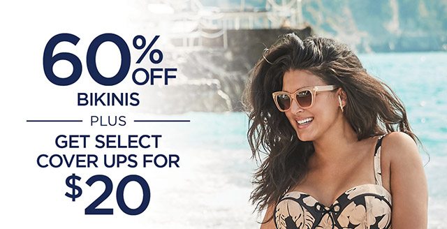 60% Off Bikinis