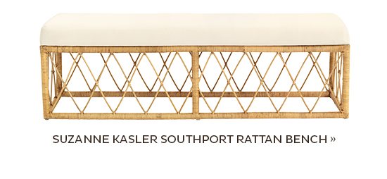 Southport Rattan Bench