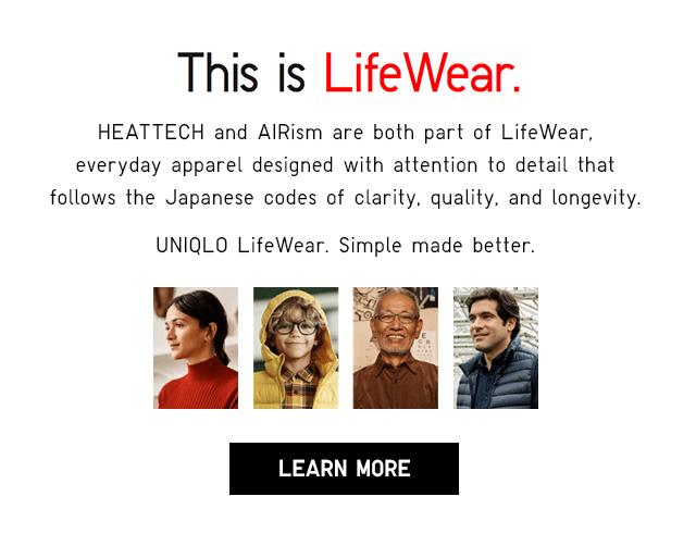 THIS IS LIFEWEAR - LEARN MORE