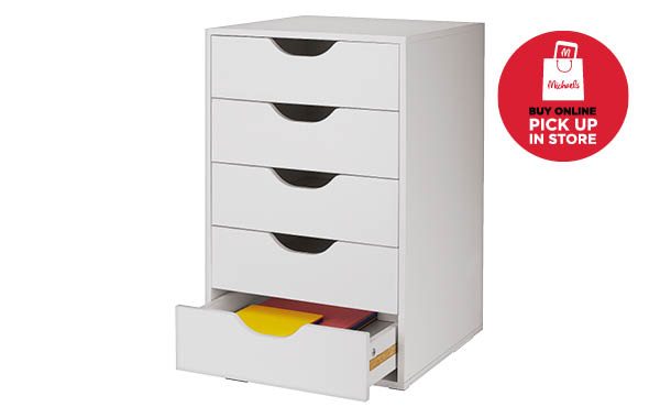 5 Drawer Rolling Letterpress