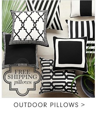 FREE SHIPPING pillows - OUTDOOR PILLOWS