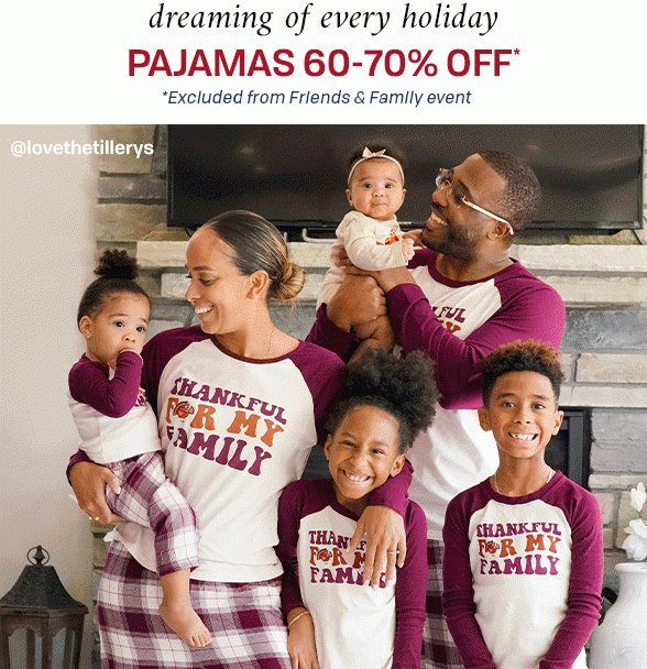 60-70% off Select Pajama Styles