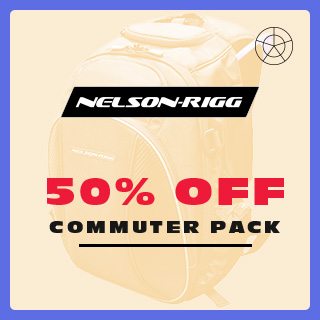 50% off commuter backpack