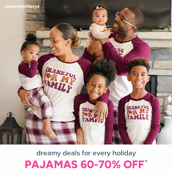 60-70% off Select Pajama Styles