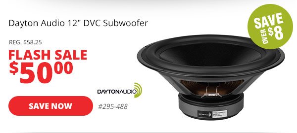 Dayton Audio SD315A-88 12in DVC Subwoofer