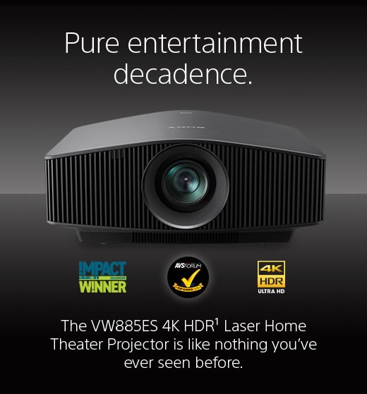 VW885ES 4K HDR Laser Home Theater Projector