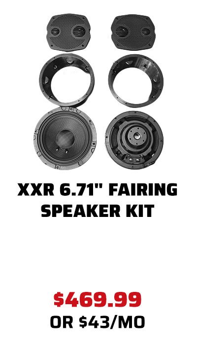 XXR 6.71 in Fairing Speaker Kit