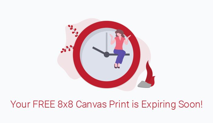 Your FREE 8x8 Canvas Print is Expiring Soon!