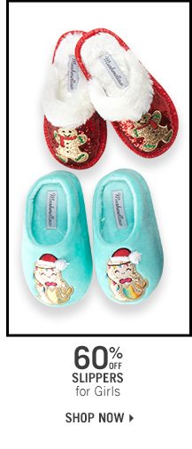 60% Off Slippers for Girls