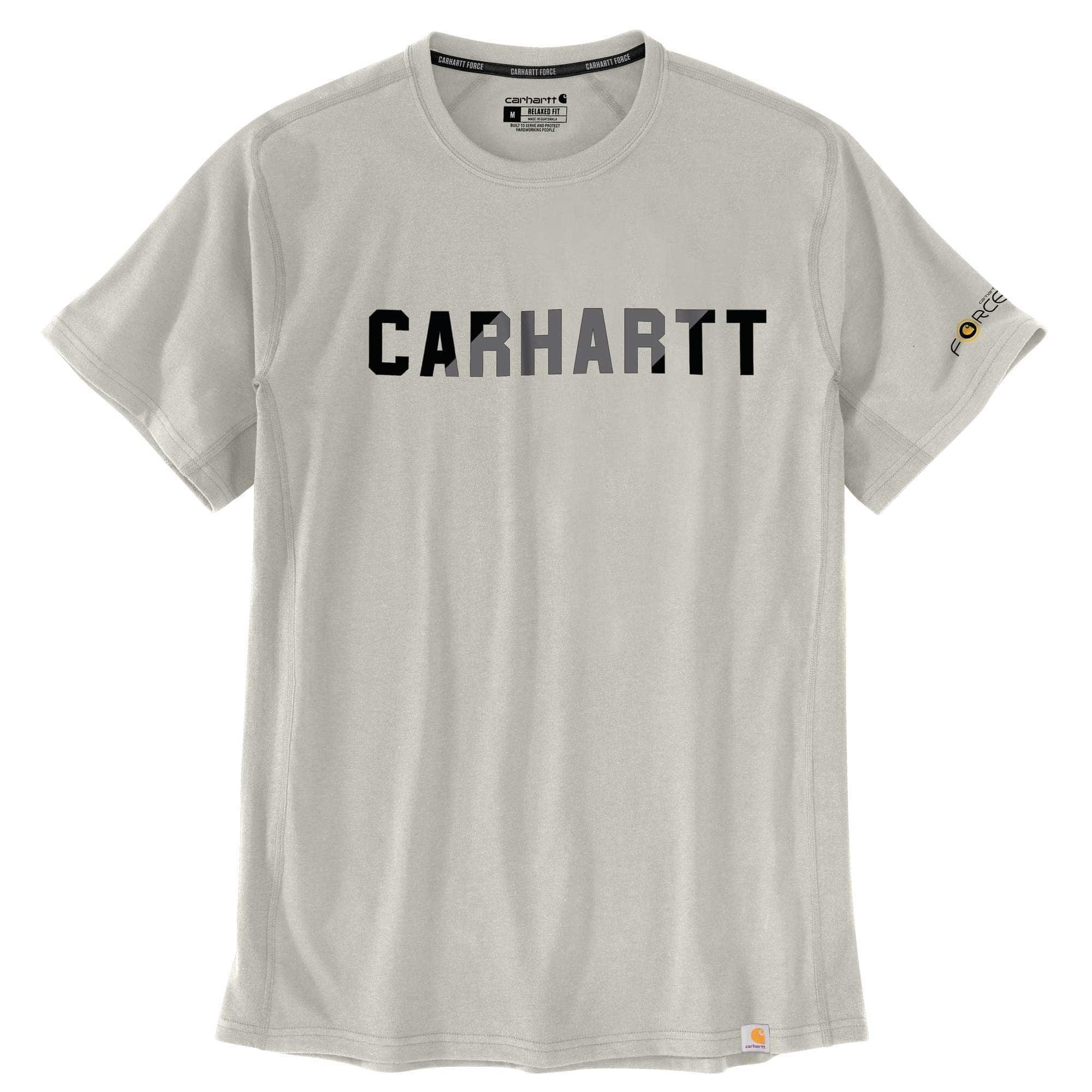 Carhartt Force® Relaxed Fit Midweight Short-Sleeve Block Logo Graphic T-Shirt