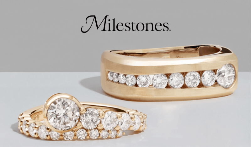 Image showcasing stunning Gold Rings from our Milestones Collection.