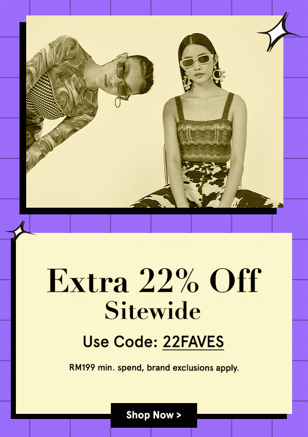Extra 22% Off Sitewide!