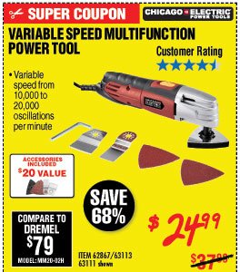 Variable Speed Oscillating Multi-Tool