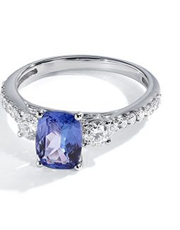 Tanzanite Engagement Ring